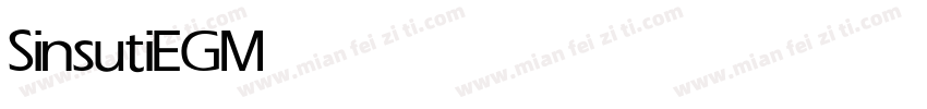 SinsutiEG Medium SJIS字体转换